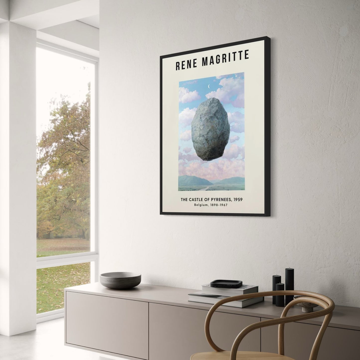 Het Kasteel van de Pyreneeën | René Magritte | Surrealistisch