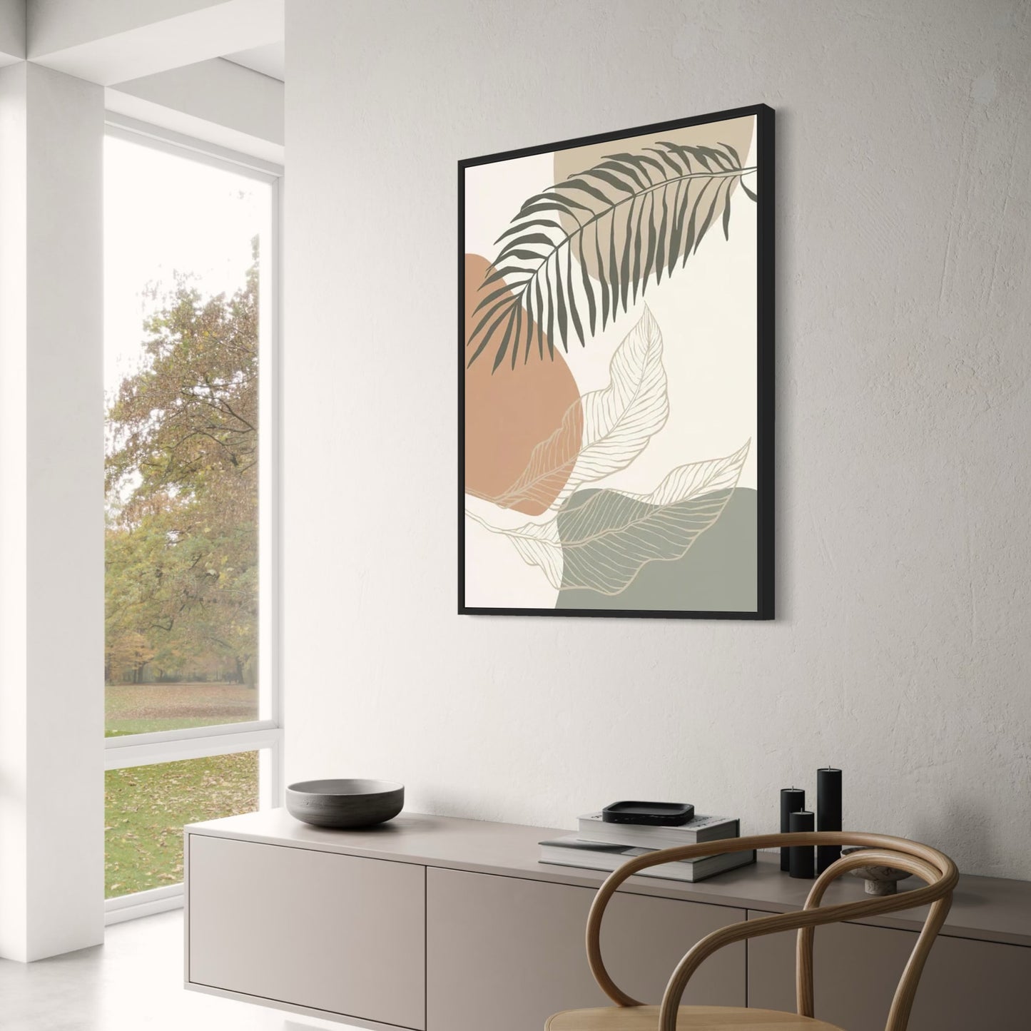 Earthy Essence | Vibrant Nature-Inspired Wall Art Poster | Home Decor | Tranquil Landscape Print | Ready to Frame