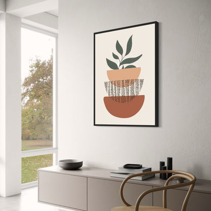 Minimalistische Erdtöne | Moderne ästhetische Einrichtung