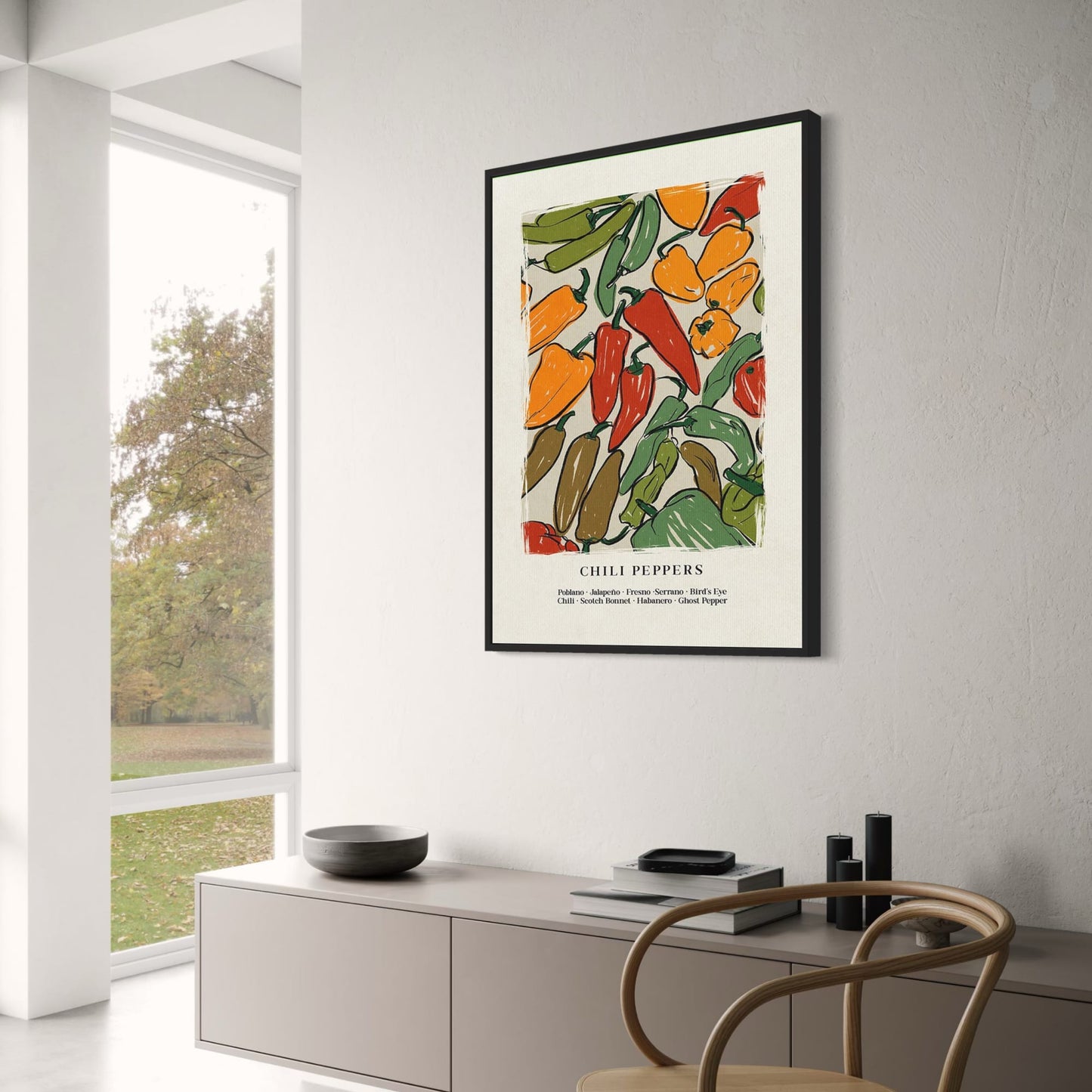 Japanse Heet Peper | Levendig Rood | Hedendaagse Decor