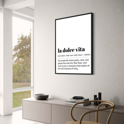 La Dolce Vita | Vintage italienische Kunst