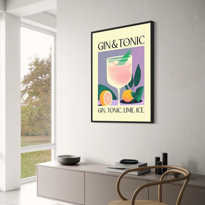 Gin Tonic | Vintage-Cocktailparty-Dekoration