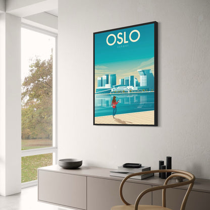 Iconic Destinations Poster | Beauty of Oslo Norway | Scenic Wall Art | Travel Photography | Home Decor | Visual Artwork