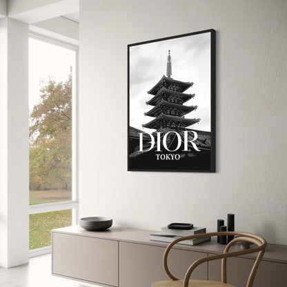 Dior Tokio | Topaktuelle Mode in der Metropole | Futuristische Dior-Poster
