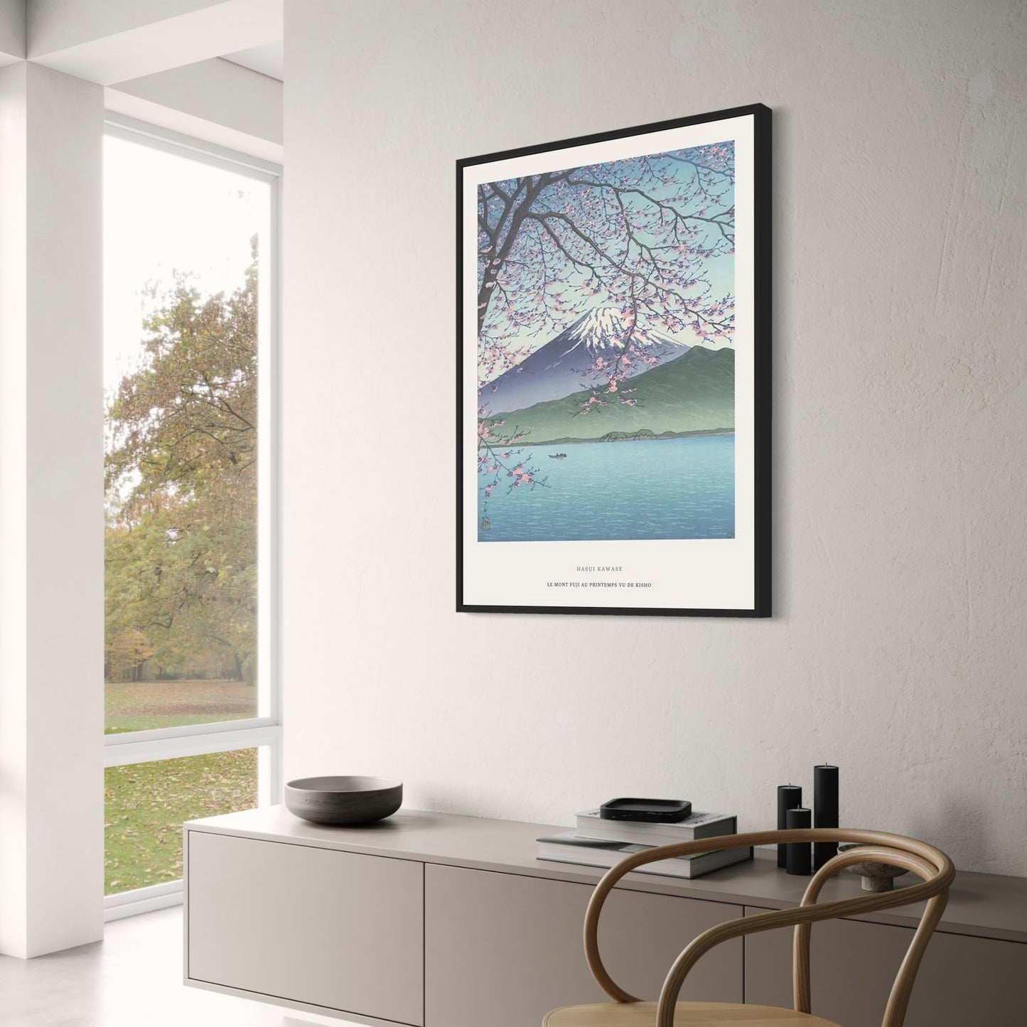Mount Fuji | Lentezicht | Japanse Ukiyo-e Kunst