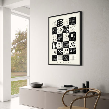 Kandinsky Dertig | Abstracte Moderne Kunst | Kleurrijk Ontwerp