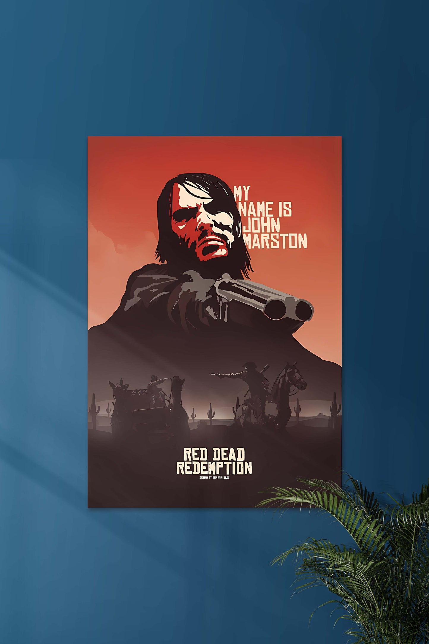 MON NOM EST JOHN MARSTON | RED DEAD REDEMPTION | AFFICHE DE JEU