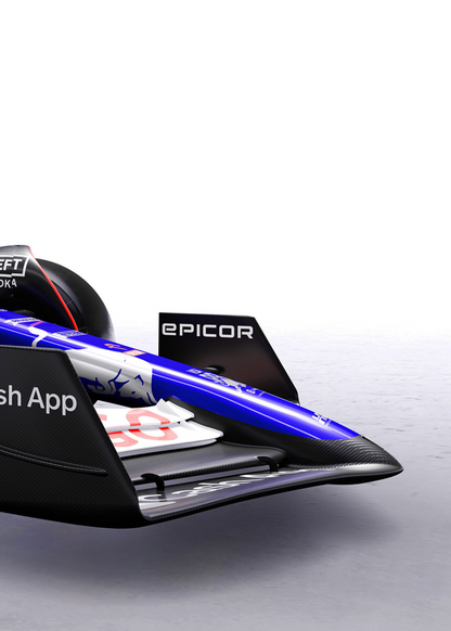 3-Piece Wall Art | Visa Cashapp RB 3-Piece Wall Art | Alpha Tauri | Dynamic Formula 1 Racing Car Poster | Multi-Panel F1 Car Print | Motorsport Home Decor | Racing Enthusiast Gift | High-Quality Artwork for Sports Room | Modern F1 Canvas