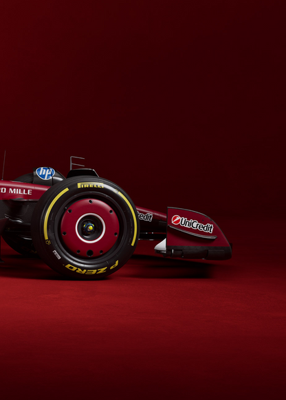 Ferrari F1 Dreifach-Poster | Formel-1-Rennwagen-Kunstwerk | Charles Leclerc-Poster | Lewis Hamilton-Poster | Wandkunst-Dekor | Motorsport-Poster-Set