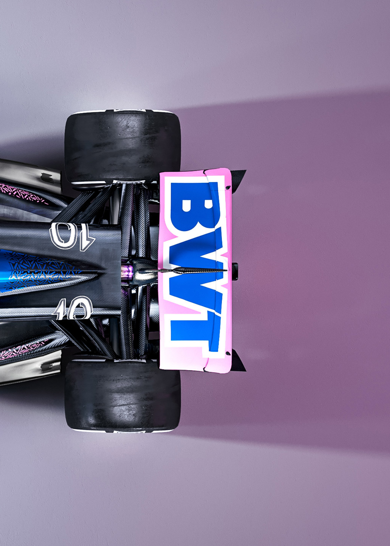 3-Piece | Alpine F1 Team Car | Formula 1 Racing Art | Triple Panel Motorsports Poster | Wall Decor Decor