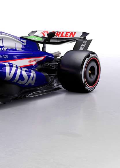 Formula 1 | Visa Cashapp RB 3-Piece Wall Art | Alpha Tauri | Racing Car Poster Set | 3-Piece Wall Art | Red Bull Vivid Display | Home Decor | Motorsport Prints | F1 Collectibles