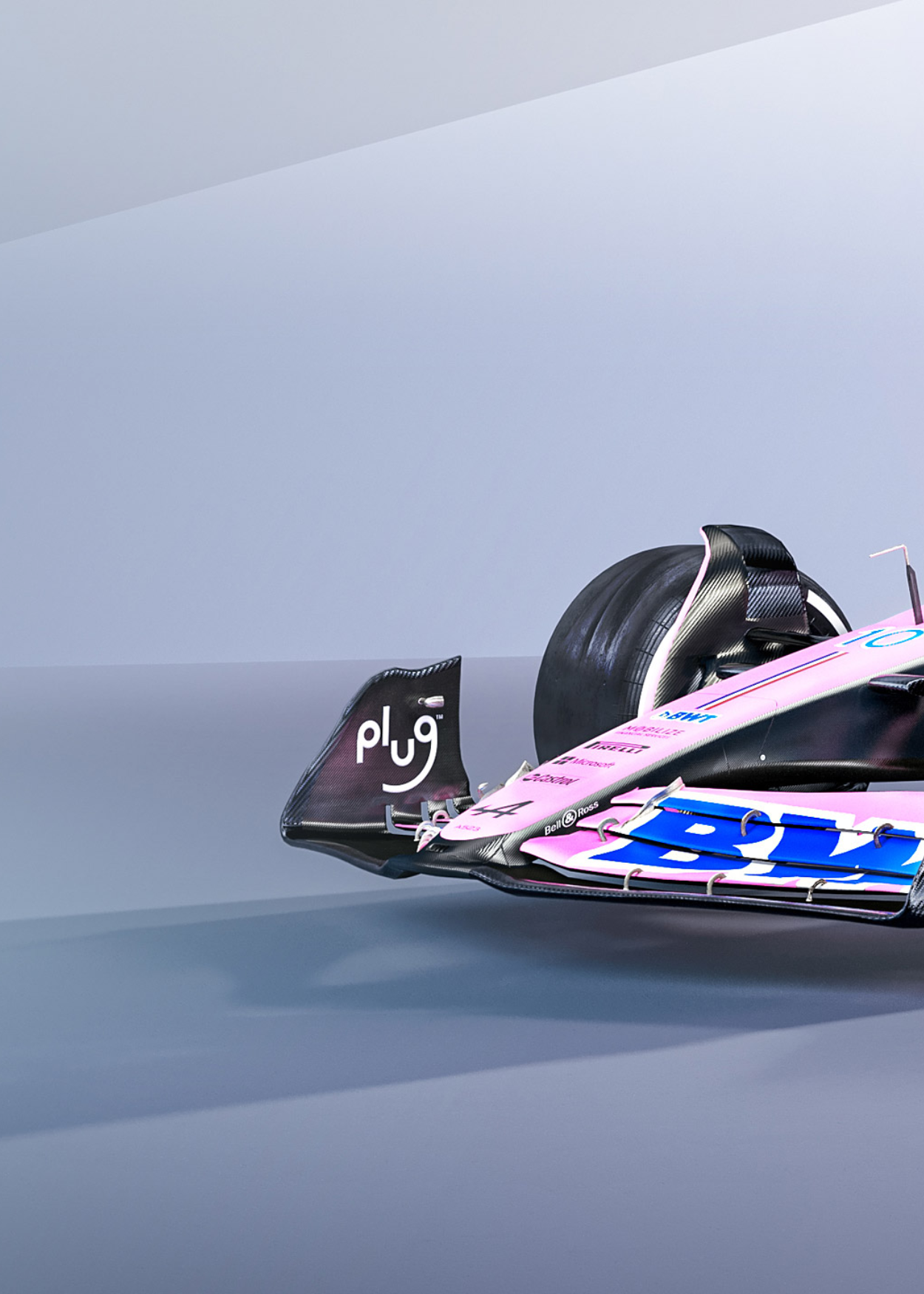 F1 Car Poster Set | Triple Panel | Formula 1 Wall Art | Alpine Racing | Home Decor | Motorsport Print