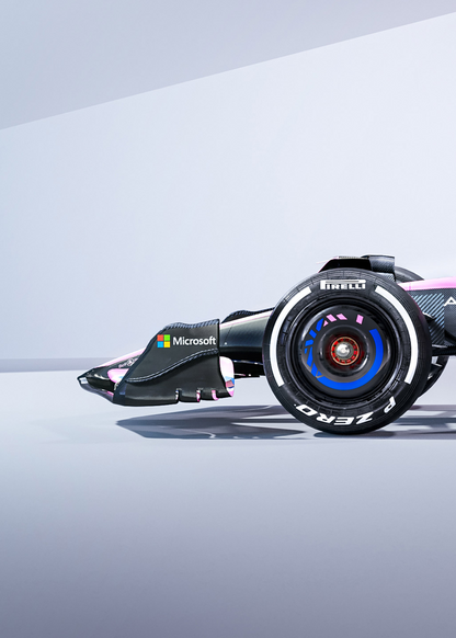 Alpine F1 Team | Triple Panel Formula 1 Racing Car Poster | 3-Piece Wall Art | Motorsport Decor