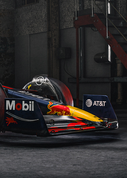 3-teilig | Red Bull | F1 | Max Verstappen Saison 2025 | Dreiteiliges Formel-1-Rennwagenposter | Lebendige Darstellung des gesamten Fahrzeugprofils | Kunstwerk in Sammleredition