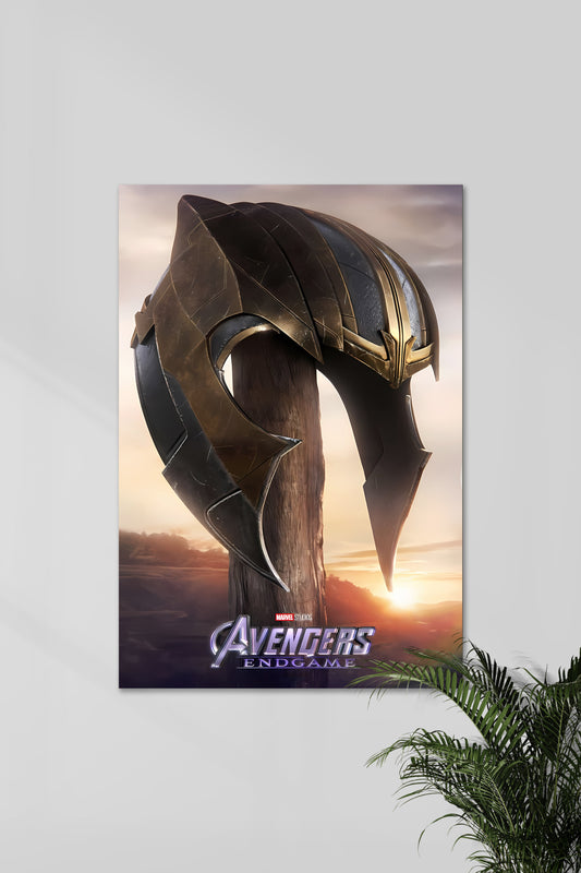 Casque de l'infini de Thanos | Endgame | MCU | Affiche du film