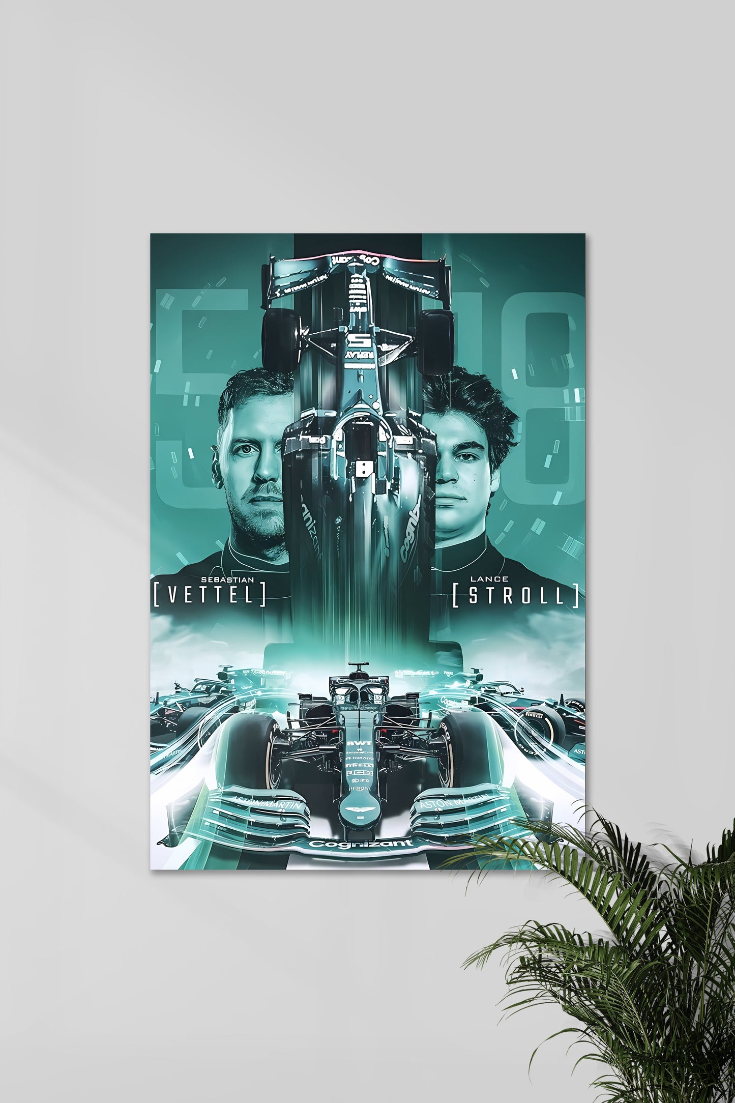 Sebastian Vettel vs Lance Stroll | Head to Head | F1 POSTERS