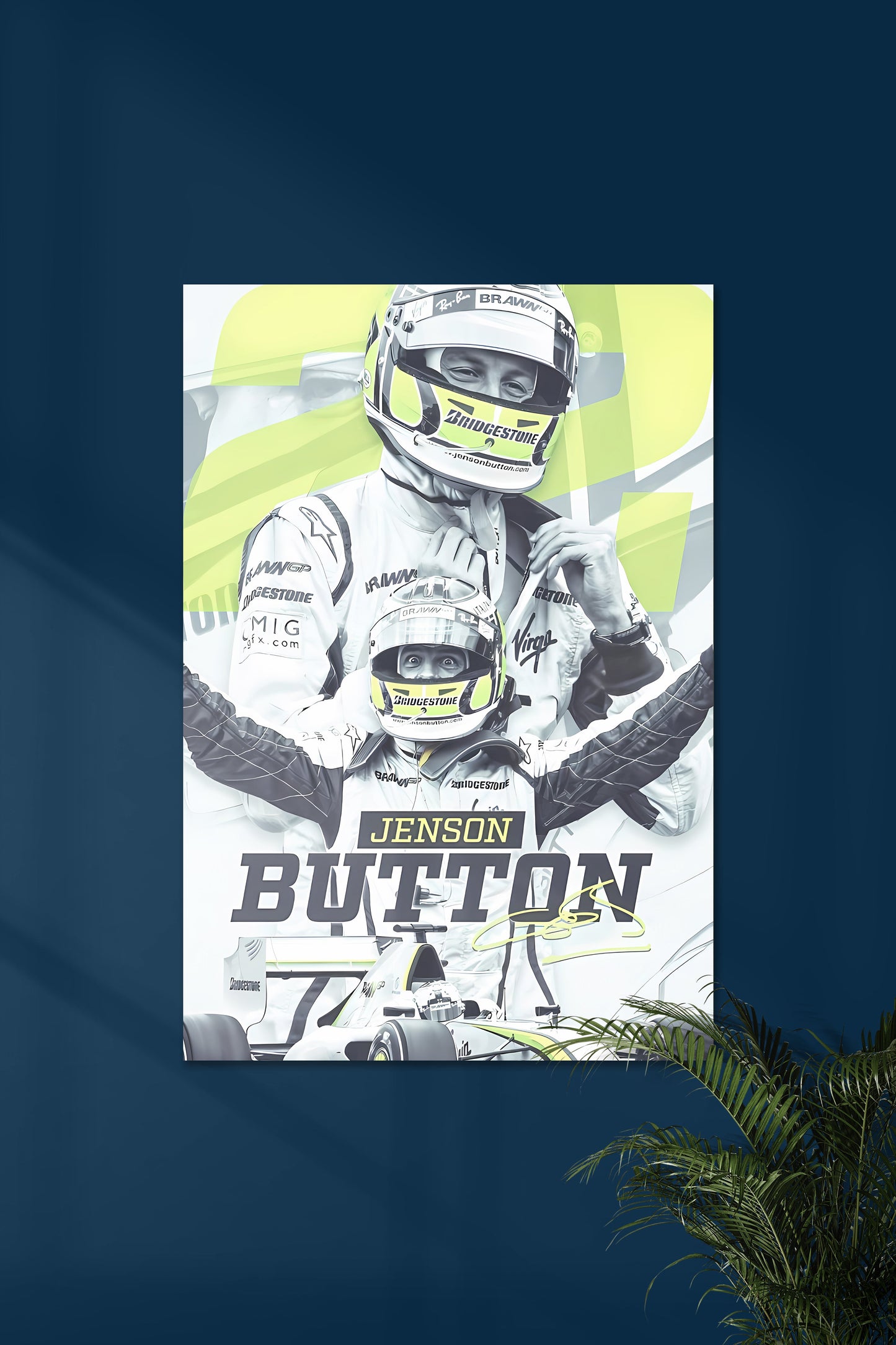 Jenson Button | Formel 1 | F1-POSTER