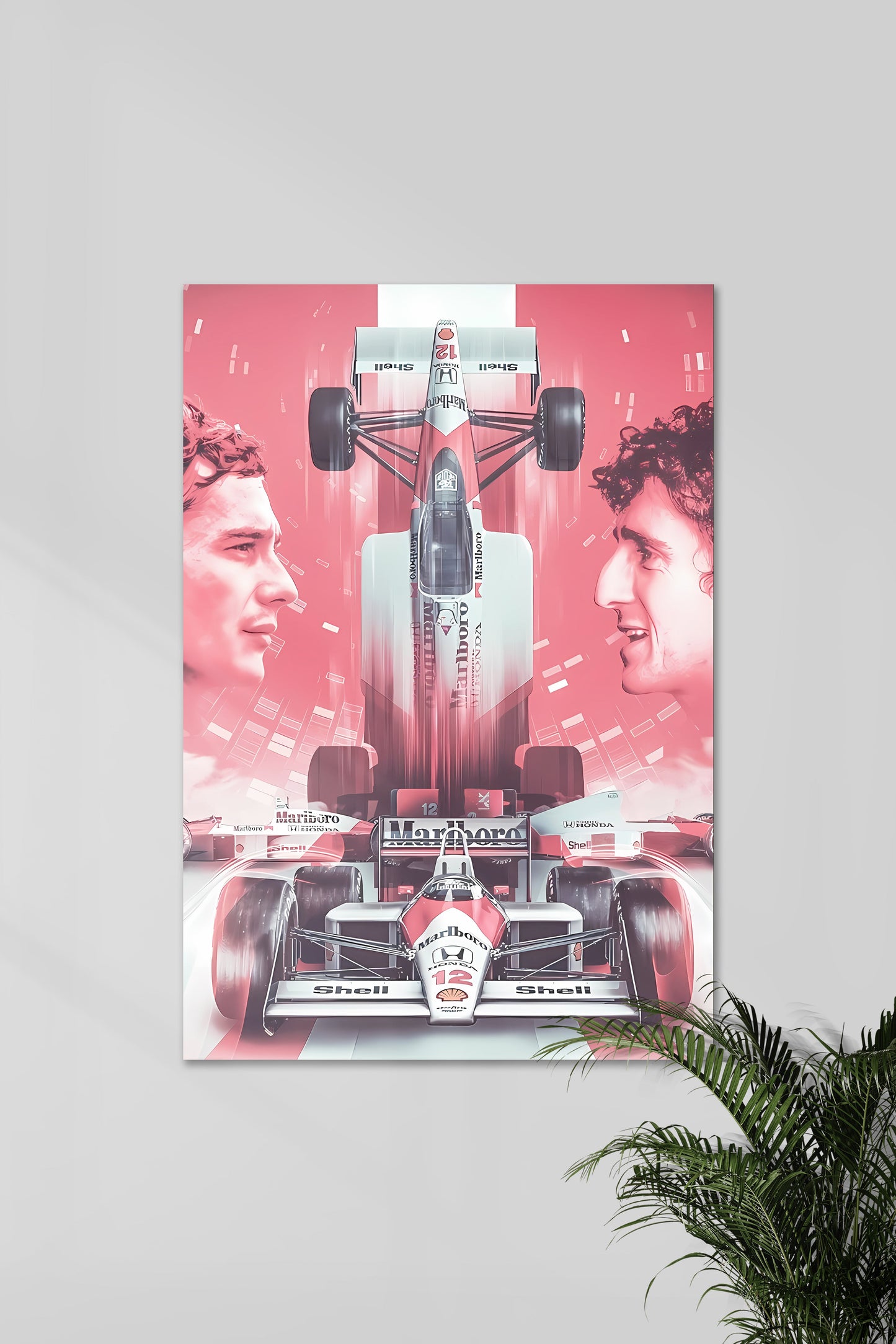 Ayrton Senna | Face OFF | F1-POSTER