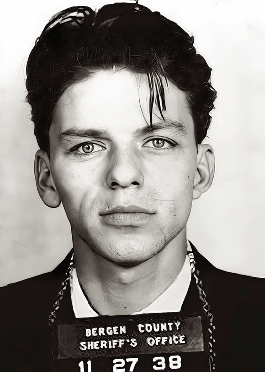 Frank Sinatra Mugshot