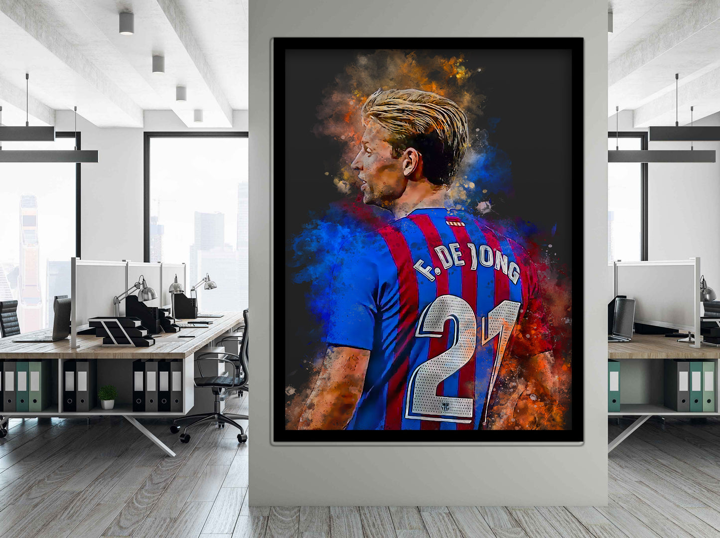 Affiche de football Frenkie de Jong Football