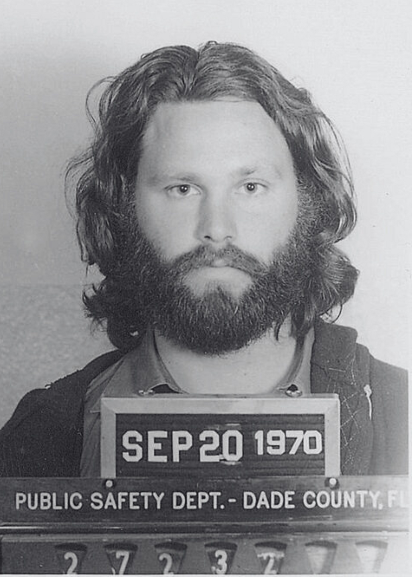 Jim Morrison Mugshot #2