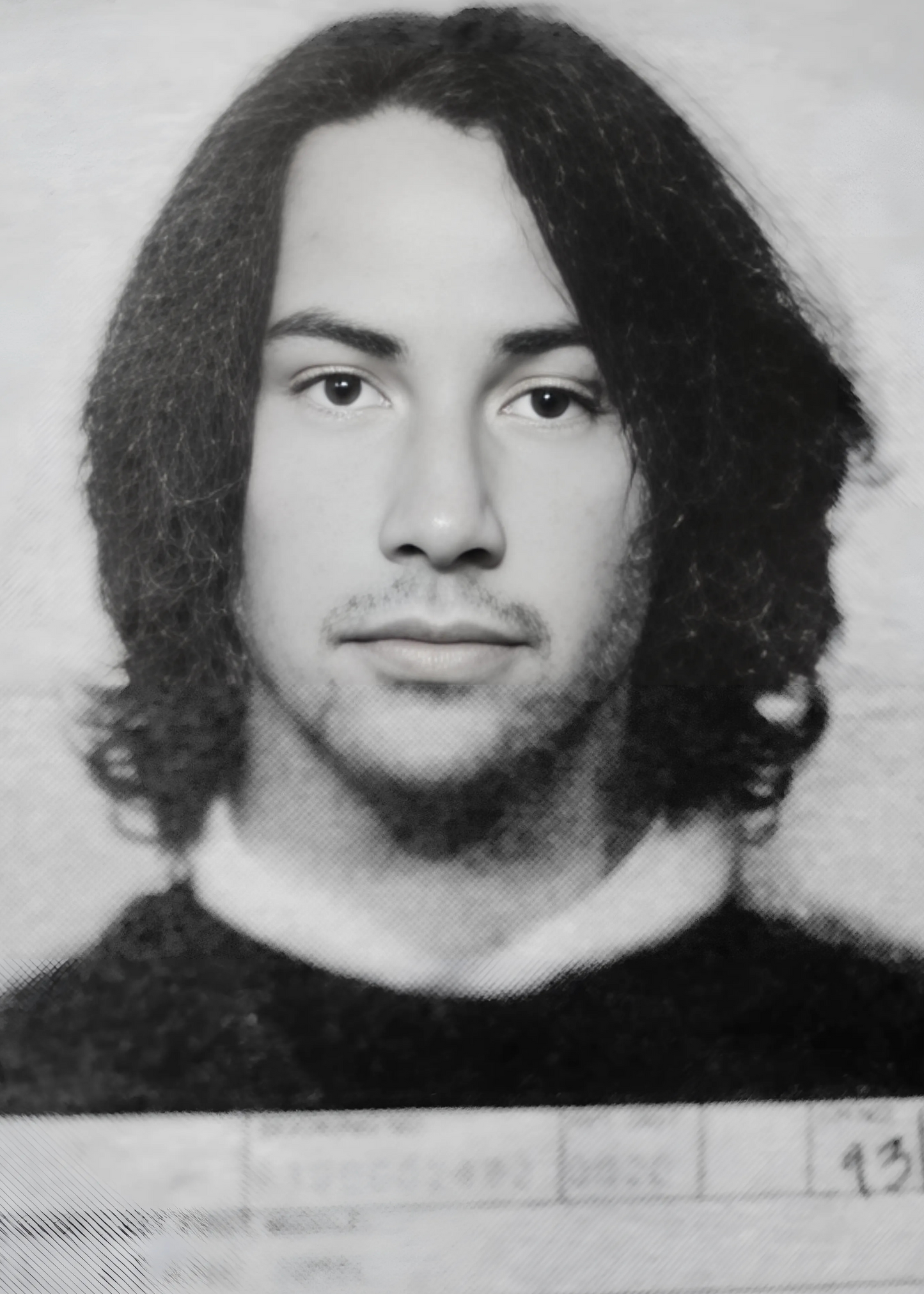 Fahndungsfoto von Keanu Reeves