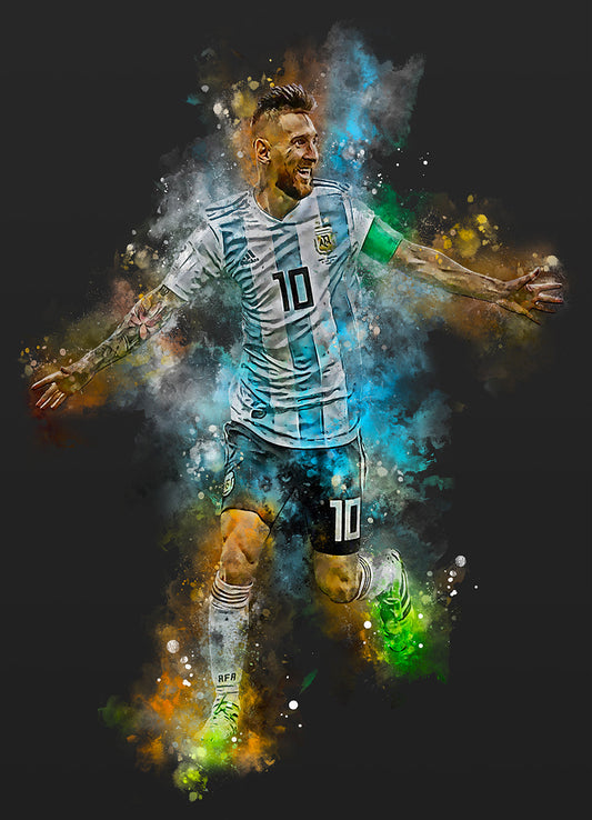 Messi Football Soccer poster