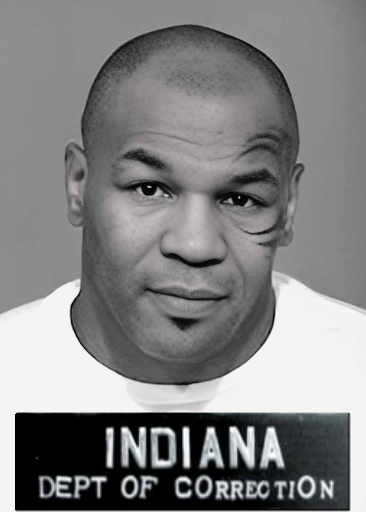 Mike Tyson Mugshot