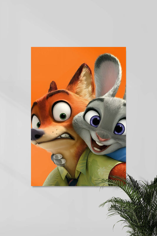 Nick Judy Selfie | Zootopia | Disney Movie Poster