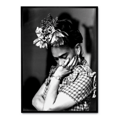 Frida Kahlo With Flowers