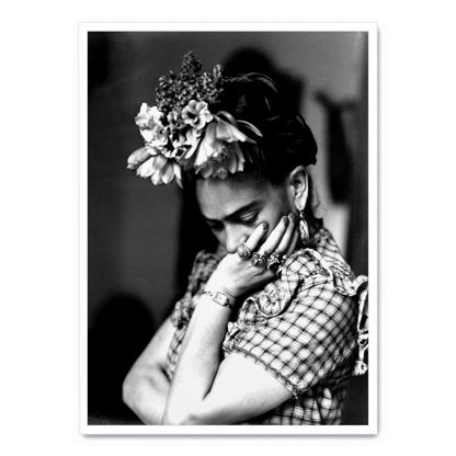 Frida Kahlo With Flowers