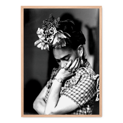 Frida Kahlo With Flowers