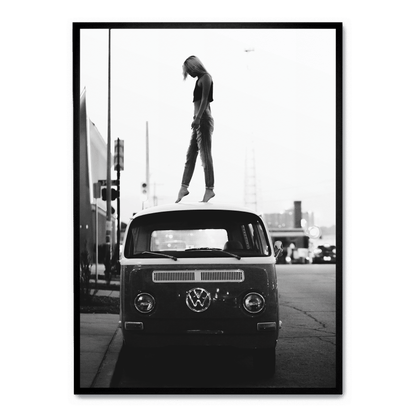 Girl On Volkswagen