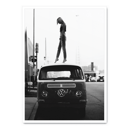 Girl On Volkswagen