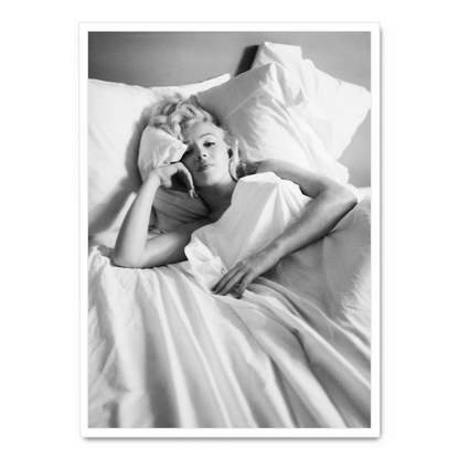 Marilyn Monroe Lying In Bed