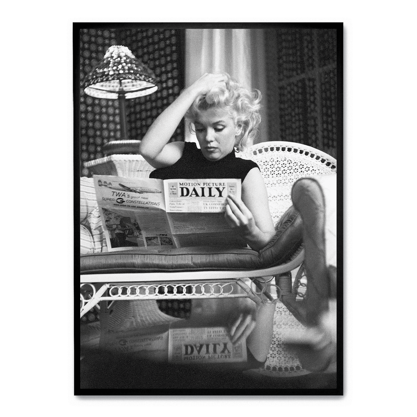 Marilyn Monroe beim Lesen