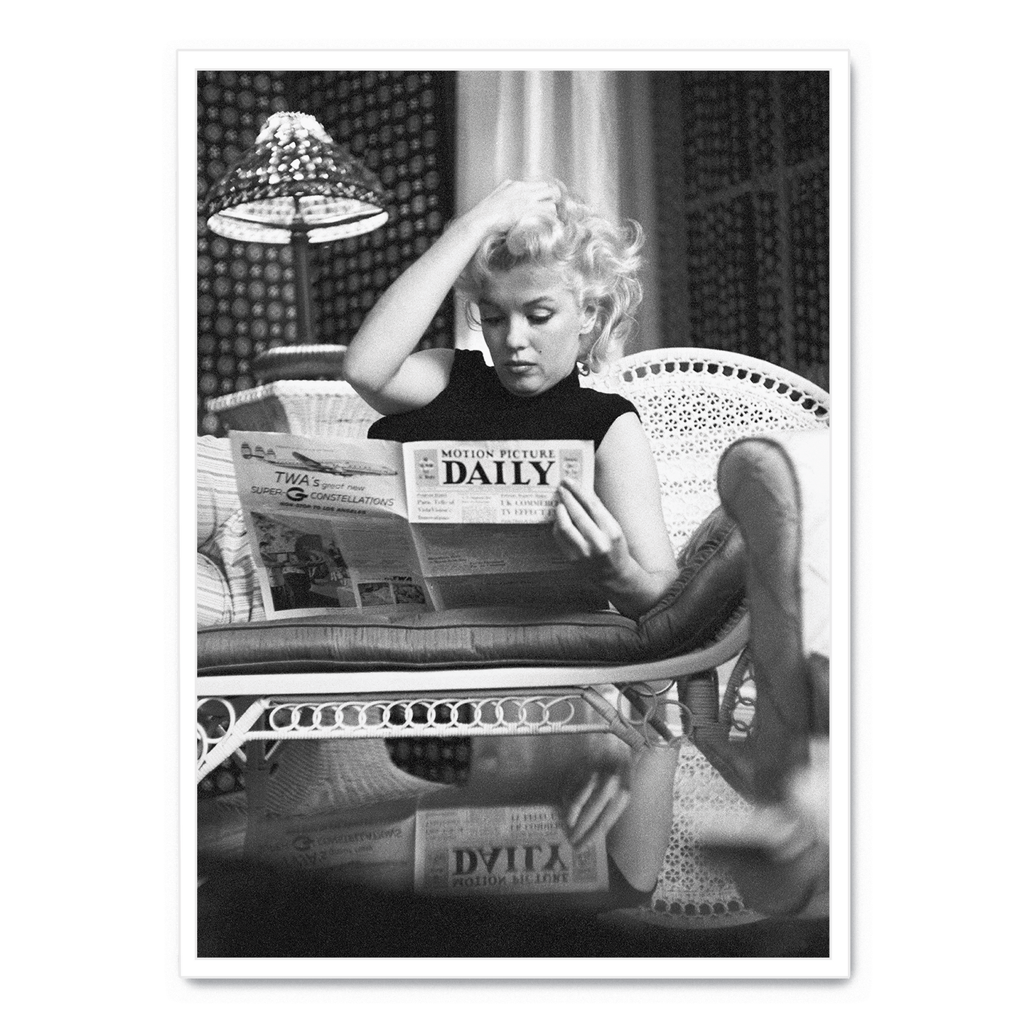 Marilyn Monroe beim Lesen