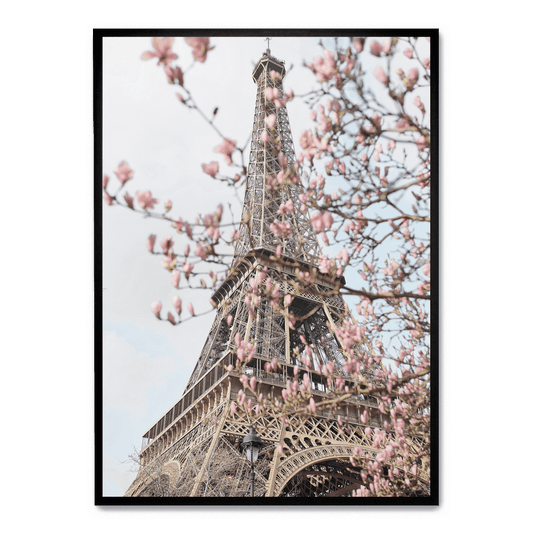 The Eiffel Tower With Flowers