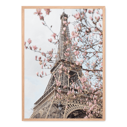 The Eiffel Tower With Flowers