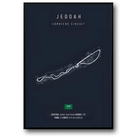 Jeddah Street Circuit | F1-Streckenlayout