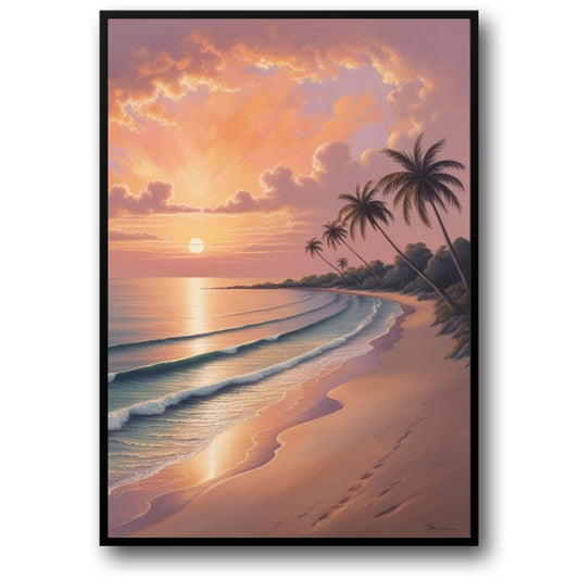 Beruhigende Küste | Ruhiger Meerblick