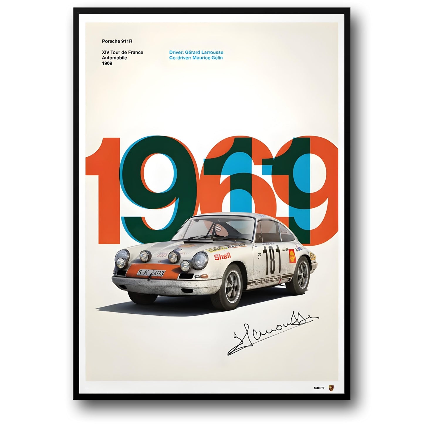 Porsche 911 R | 1969 Tour de France Auto | Gerard Larousse Racing