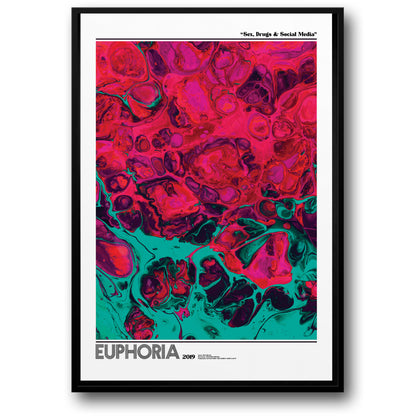 Euphoria TV Series Poster | Iconic Visual Artwork | 2019 Edition | Home & Garden Decor