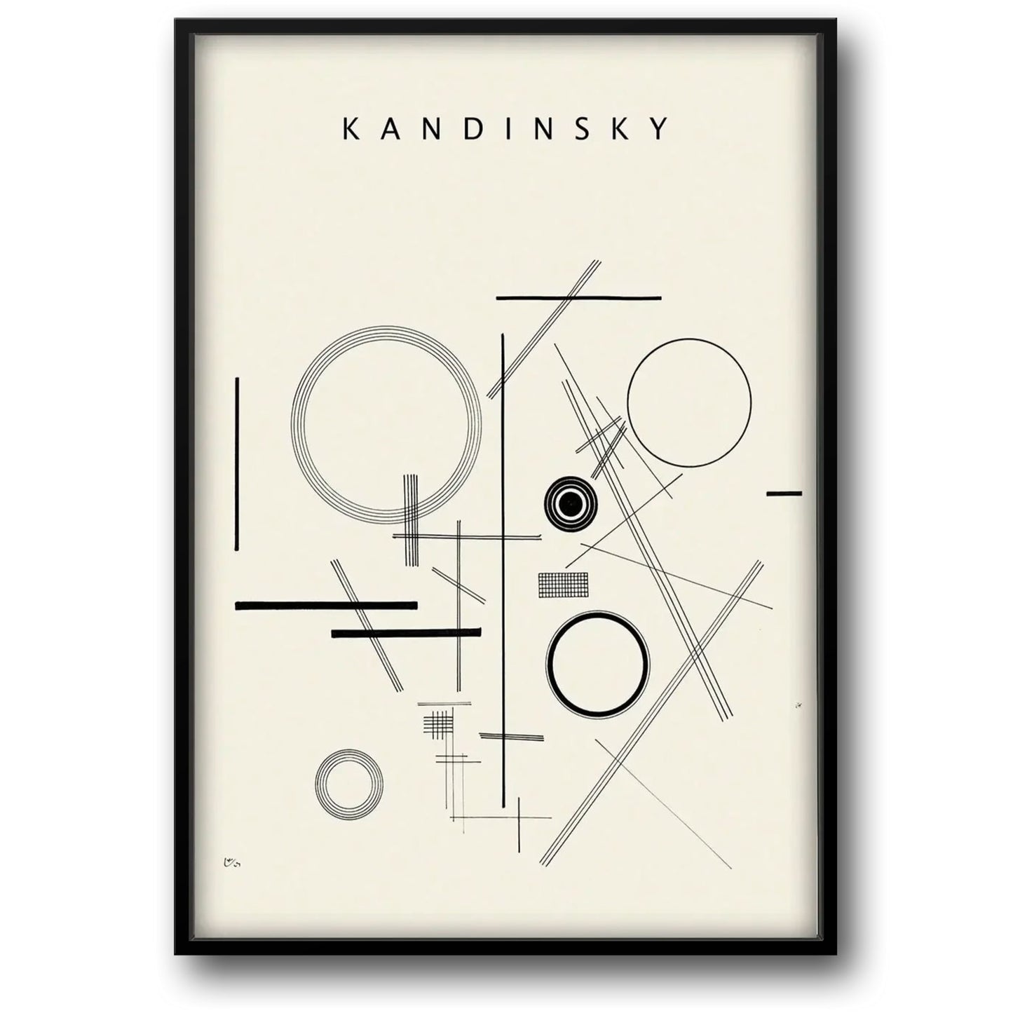 Wassily Kandinsky | Abstract Expressionism Poster | Untitled Art | Wall Decor | Artistic Home Accent | Visual Artwork Print