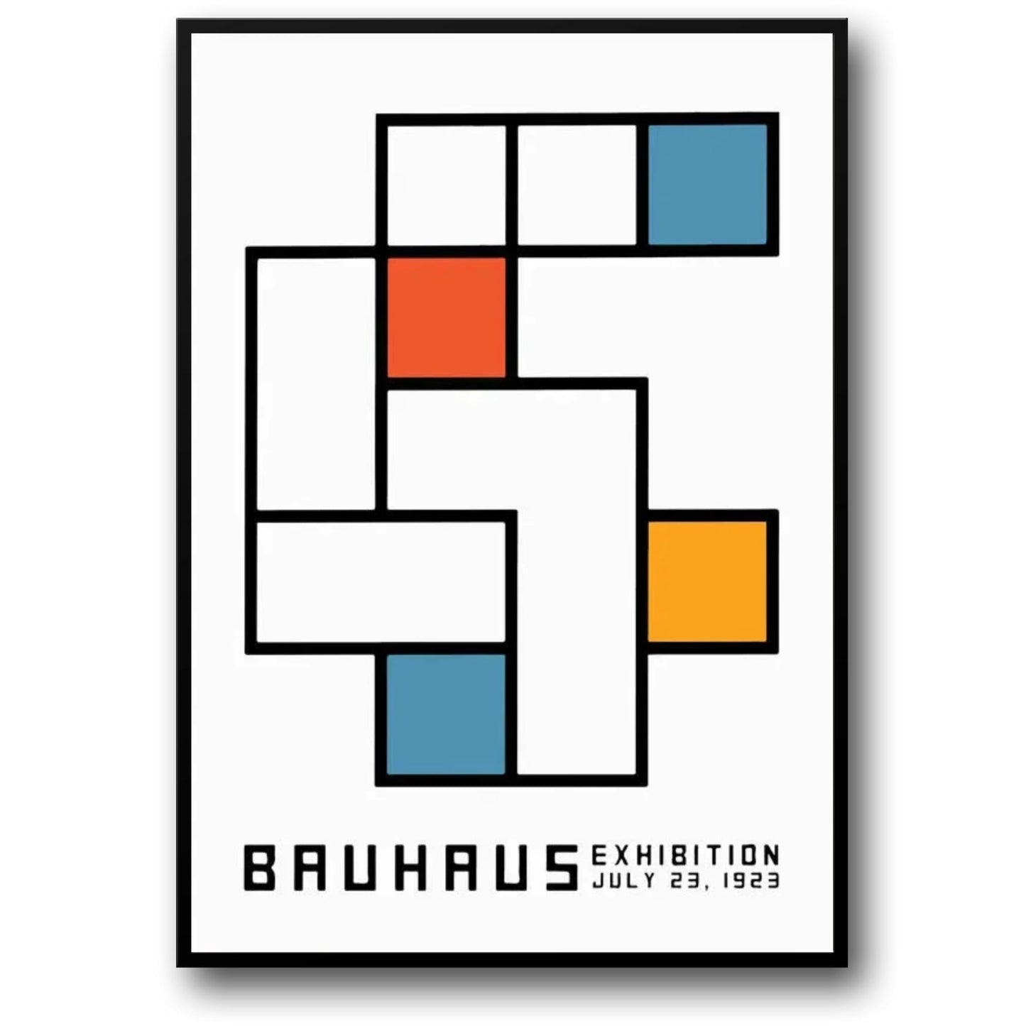 Piet Mondrian | Bauhaus 1923 | Abstract Geometric Deco