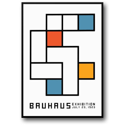 Piet Mondrian | Bauhaus 1923 | Abstract Geometric Deco