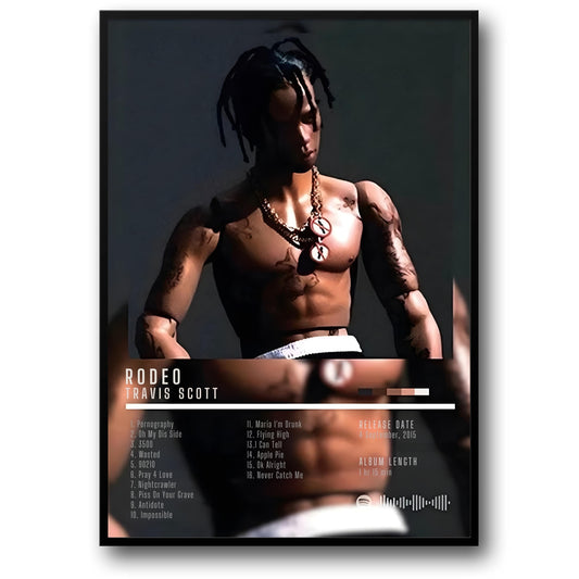 Travis Scott Rodeo | Iconische Hip Hop Album Kunst