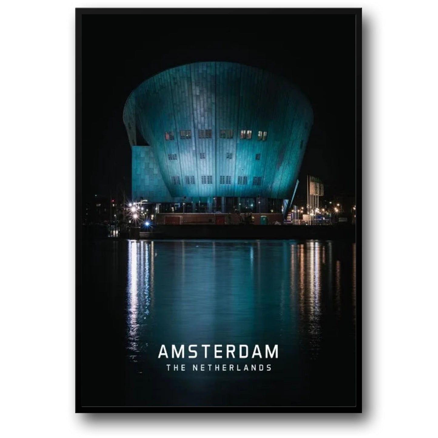 Amsterdam Nemo Poster | Scenic View | European Cityscape | Home Decor | Wall Art | Dutch Architecture | Travel Poster