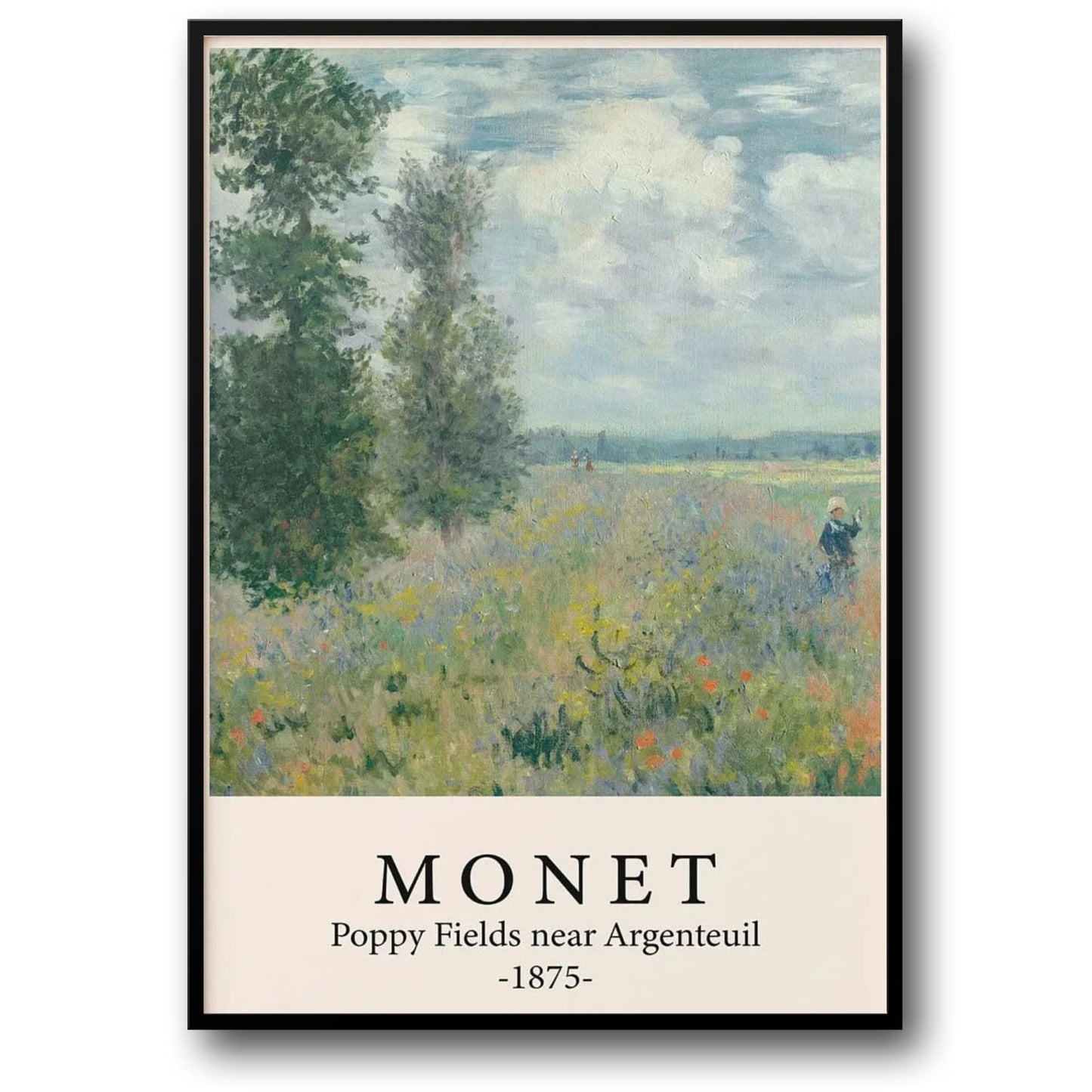 Claude Monet | Klaprozenvelden 1875 | Impressionistische Kunst