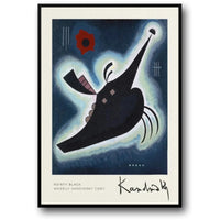 Kandinsky | Spitzschwarz 1931 | Abstrakte Kunst
